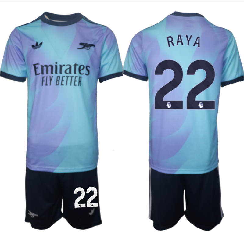 Men 2024-2025 Club Arsenal away Purple blue #22 Soccer Jersey->arsenal jersey->Soccer Club Jersey